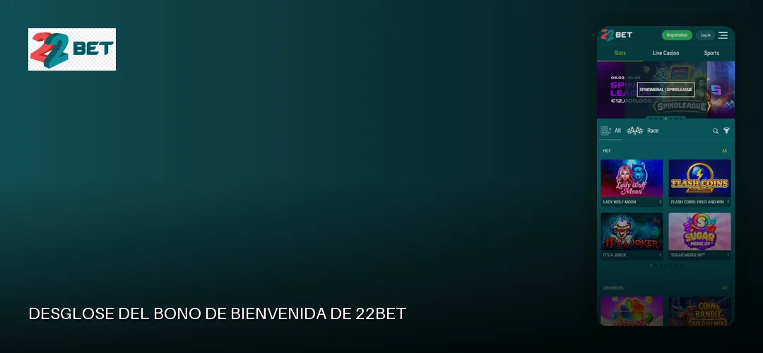 22bet promotional banner
